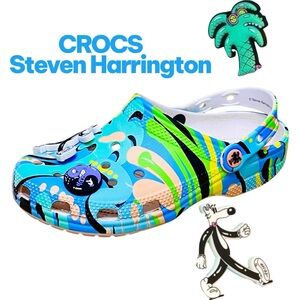 Crocs X Steven Harrington Classic Multicolor Clogs Men’s 6